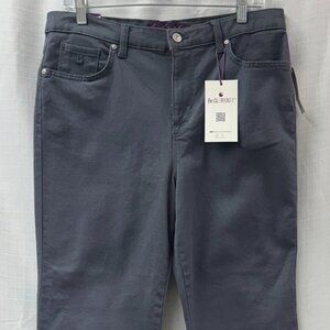 NWT Gloria Vanderbilt Slimming Jeans Grey - 12P Short